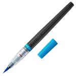 Pentel Arts Water Based Color Brush Pen | Soft Tip | Ideal For Modern Calligraphy & Decorative Writing | Pack Of 1 | Sky Blue (XGFL110X)
