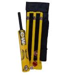 CW Master Blaster Full Cricket Kit Plastic Set Bails Base Wicket With Carry Bag (3 for 5-7 Yr)