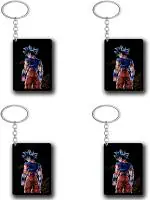 VJAYSH Gift Shop 4 Pic Dragon Ball ( Goku) Keychain X1 Multicolor Office Supplies
