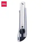 Deli Hard Magnetic Steel Replaceable Blade Paper Cardboard Handheld Cutter, E2045