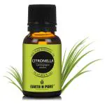 Earth N Pure Citronella Essential Oil 100% Pure, Undiluted, Natural And Therapeutic Grade With Glass Dropper - Perfect for Aromatherapy (15 Ml)
