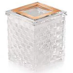 RONTENO Acrylic Airtight Container Kitchen Storage Jars, Rose Gold (Small)