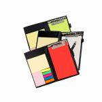 COI Memo Neon/White and Crimson Red Note Pad Organiser/Memo Notebook Holder for Office and Gifting Purpose(Set of 3)