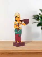 Adilakshmi Toys Kondapalli Handicraft Wooden Haridasu (Multicolor)