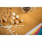 THE LAST BITE Premium Waffle Cone Filled With White Chocolate - (90 Gm, Pack Of 2)