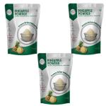 Fzyezy Freeze Dried Pineapple Powder, 250 G Each (Pack Of 3)