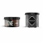 Involve Your Senses ONE Musk Organic Car Perfume & Involve Gel Can - Carbon Black Premium Gel Car Perfume, with DrivFRESH Combo