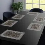 Dakshya Industries Pack of 6 Table Placemat/Dining Table Mat Multicolor