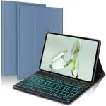 ProElite Keyboard case for OnePlus Pad Go 11.35 inch, Magnetic Detachable Wireless Bluetooth Keyboard Built-in 7-Colors Backlit, Lavender (Will NOT FIT OnePlus Pad 11.61)