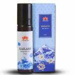 VRINDAAM Kailash 100% Natural Ayurvedic Body Roll On For Daily Use & Romantic Evenings | Bergamot Essential Oil ,Pear, Melon ,Peach ,Mandarin, Jasmine, Magnolia, Tuberose, Rose ,Vanilla & Lily of the Valley Essential Oil | Long Lasting Natural