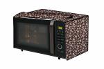 The Furnishing Tree Microwave Oven Cover for IFB 25 L Convection 25SC3 Floral Pattern Brown