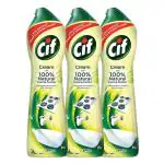 Cif Lemon Surface Cleaner Cream For Kitchen, 500 Ml (Pack Of 3)