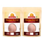 Ghotaram Fresh Himalayan Black Salt Powder | Black Rock Salt Powder [All Natural, Sulphur-Rich, Kala Namak] An Essential and Flavorful Salt for Your Cooking Needs-1900GM*2Pack