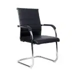 Lakdi The Furniture Co Mid Back Chair | Office Chair | Executive Chair | Black Chair