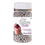 Honey Sweets Premium Silver Balls Cake Decor Christmas, Diwali and New Years Eve Vegetarian 100 g