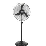 REMSON PRIME Farrata Fan Rustle 16 | High Speed 3 blade Pedestal Fan | Farrata | Stand fan | Energy Saving | Farrata Fan High Speed | Colour (Black)