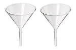 Pasco Borosilicate Glass Funnel Set, 75 Mm (Pack Of 2)
