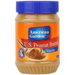 American Garden Peanut Butter Crunchy, 340 Gm