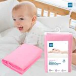 Mee Mee Pink Medium Reusable Mat Water Proof/Extra Absorbent Dry Sheets/Bed Protector