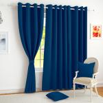 Story@home 152 cm (5 ft) Polyester, Silk Blackout Window Curtain (Single Curtain)