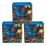 BatmanToys Organizer Storage Box for Kids, Pack of 3