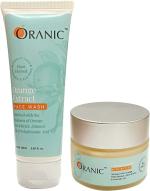 ORANIC Plant Derived Face Wash and Body Butter Paraben and SLS Free Orange Peel Extract (pack of 2)