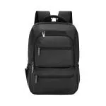 Safari Form Plus 1 Formal Laptop Compatible Backpack, 3 Compartments With 2 Side And 2 Front Pocket, Fleece Pocket, Luggage Sleeve, 32L, Black