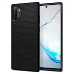 Spigen Matte Black TPU Liquid Air Back Cover Case For Samsung Galaxy Note 10 Plus