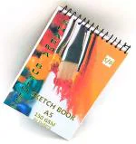 PERDAY A5 Water Color Drawing Pad For School and College Student 150 GSM 80 Pages, Set of 1