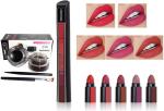 Bingeable 5In1 Lipstick And Music Flower Gel Eye Liner (Set Of 2)