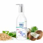 GRASSY MOM Premium Baby Lotion 200 ML , Enriched with Aloe Vera Extract - Nozzle Cap for Easy to Use & Less Wastage