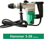 Sauran 26mm, 620W Rotary and Demolition hammer - Heavy duty Rotary Hammer Drill