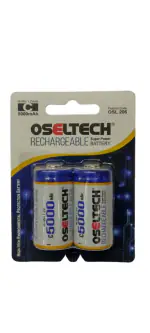 KP Original Battery Oseltech 1.2V C 5000mAh Size Ni-MH Rechargeable Battery (Pack of 2) OSL 206
