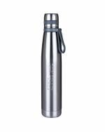 Lance Allure Slim Water Bottle| 1L Stainless Steel Bottle for School Children Office Home Fridge & Gym| Leakproof & Rustproof Design (Silver)