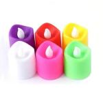 Epriko- Beautiful Battery Operated Tea Light LED Candles, for Christmas Festival Set of 6Pcs. Candle (Muilti Colour)