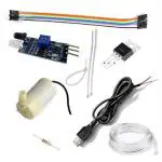 Super Debug DIY Kit Automatic Hand Sanitizer Dispenser Machine Ir Sensor, Submersible Water Pump, Tip32C, Resistor, Jumper Wire, Power Cable And Ties SDE0030C9