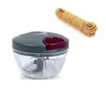 FIRST FRONT Vegetables Plastic Dori Chopper With 10 Mtr Clothe Rope and (Multicolour, Pack of 2)