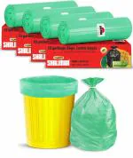 Shalimar Premium OXO - Biodegradable Garbage Bags 24 x 32 Inches (Large) 60 Bags (4 rolls) Dustbin Bag/Trash Bag - Green Color