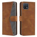 Autofocus Faux Leather Back Case Flip Cover for Oppo A16k with ID Card Slot | Foldable Stand | 2 Card Slot | 1 Cash Slot | Magnetic Closure - Executive Brown, 21822