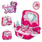 Smartcraft Little Girls Make Up Case and Cosmetic Set with Wheels