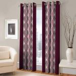 JARS Collections Set of 2 Polyester Window Curtains(4x5 ft)