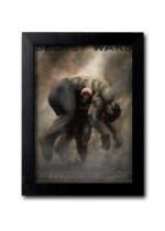 Blue Nexus Spiderman Hulk Secret Wars Wall Poster with Wall Frame Room Art Painting Collection A4 size 10x13
