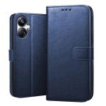 RJR Flip Back Cover Case for Realme 10 Pro Plus 5G / Pro+ 5G |Leather Finish | Inbuilt Stand & Pockets | Wallet Style Flip Back Case Cover for Realme 10 Pro Plus 5G / Pro+ 5G - Blue
