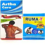 Herbshd Artha Care Massage Oil 100ml & Ruma-T 30 CapsuleFor Joint & Muscle Pain