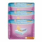 SMILE PAD 5 Layers Disposable Underpad for Adult & Baby | Large 60 X 90 Size | 5 Layers Protection for Quick Absorption | Pack of 3 (30 Pads)