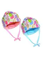 Vparents Chunky Baby Head Protector for Safety of Kids 6M to 3 Years- Baby Safety Helmet with Proper Air Ventilation & Corner Guard Protection Pack of 2 (Pink and Blue)