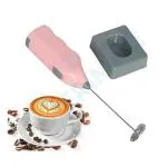 SKYRICK Electric Handheld Milk Wand Mixer Frother for Latte Coffee Hot Milk, Milk Frother for Coffee, Egg Beater, Hand Blender, Coffee Beater with Stand (Stand + Coffee Beater)