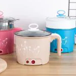 Dyzeko Electric Cooking Pot Steamer // Noodle Maker // Egg Boiler // Vegetable and Rice Cooker and Steamer // Electric Mini Cooker Kettle //Mini Cooker for Travel//Electric Kettle //Hostel Cooker, Food Steamer