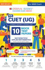 Oswaal NTA CUET (UG) 10 Mock Test Papers Mathematics/Applied Math (For 2023 Exam)