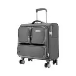 Safari Phoenix Black Overnighter Laptop Trolley Bag with TSA Lock and Detailed Interior